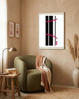 Abstrato Geométrico 40.4 framed in a tender room thumbnail