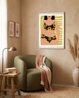 Sunflower Bikini framed in a tender room thumbnail