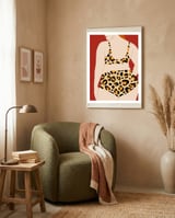 Cheetah Bikini framed in a tender room thumbnail