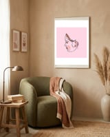 Boboo 1 framed in a tender room thumbnail