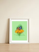 Butterfly 1 — framed, leaning against the wall thumbnail