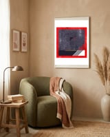 Fake Aztec framed in a tender room thumbnail
