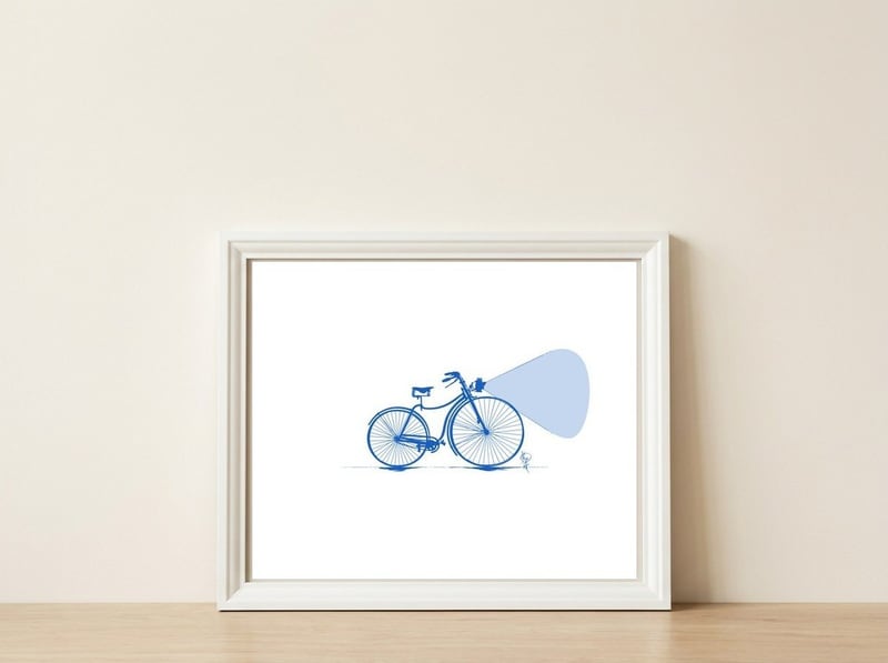 Get On Your Bike 4 — framed, leaning against the wall