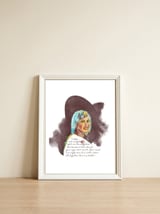 Smiling Eyes 2 — framed, leaning against the wall thumbnail