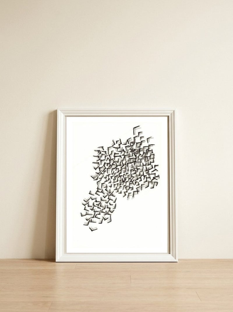 Typos 2.13 — framed, leaning against the wall