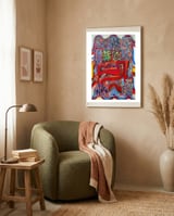 Graffiti Digital 2022 1007 framed in a tender room thumbnail