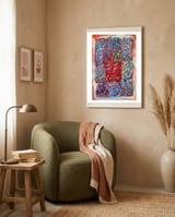 Graffiti Digital 2022 1011 framed in a tender room thumbnail