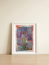 Graffiti Digital 2022 1014 — framed, leaning against the wall thumbnail