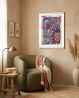 Graffiti Digital 2022 1018 framed in a tender room thumbnail