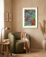Graffiti Digital 2022 1022 framed in a tender room thumbnail
