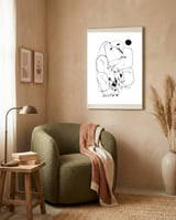 Purification of the Soul - b&w framed in a tender room thumbnail