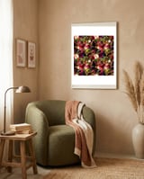 Water Colour Rose Pattern framed in a tender room thumbnail