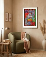Graffiti Digital 2022 1042 framed in a tender room thumbnail
