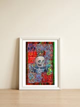 Graffiti Digital 2022 1043 — framed, leaning against the wall thumbnail