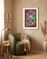 Graffiti Digital 2022 1044 framed in a tender room thumbnail