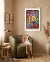 Graffiti Digital 2022 1052 framed in a tender room thumbnail