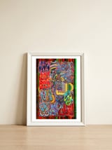 Graffiti Digital 2022 1054 — framed, leaning against the wall thumbnail