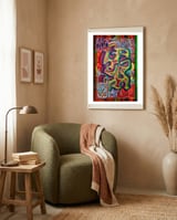 Graffiti Digital 2022 1057 framed in a tender room thumbnail