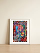 Graffiti Digital 2022 1058 — framed, leaning against the wall thumbnail