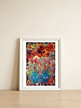 Graffiti Digital 2022 1065 — framed, leaning against the wall thumbnail