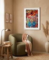 Graffiti Digital 2022 1065 framed in a tender room thumbnail