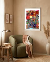 Graffiti Digital 2022 1069 framed in a tender room thumbnail