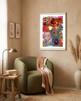 Graffiti Digital 2022 1070 framed in a tender room thumbnail