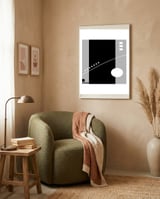 Abstrato Geométrico 42.1 framed in a tender room thumbnail