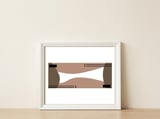 Abstrato Geométrico 43.3 — framed, leaning against the wall thumbnail