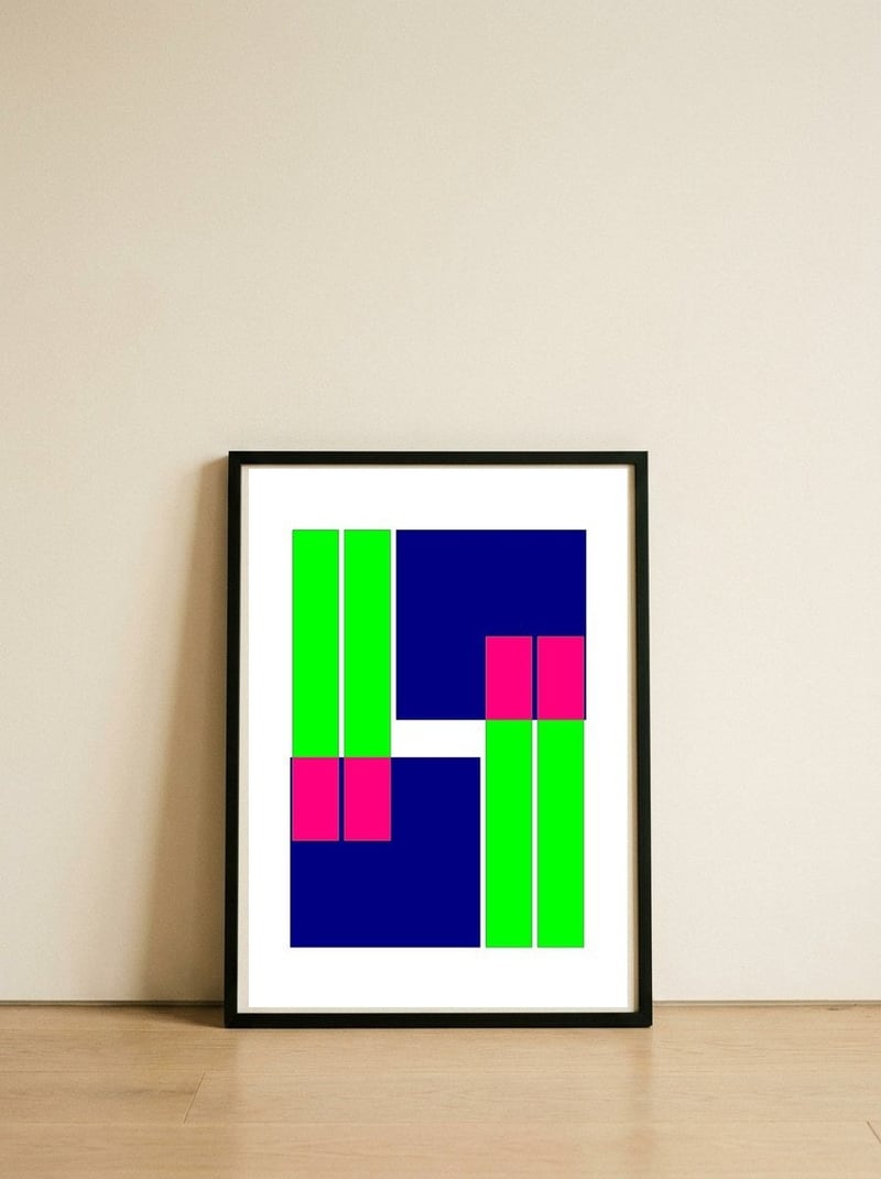 1999159 — framed, leaning against the wall