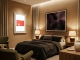 Pieces Of Sun 1 framed in a luxurious room thumbnail