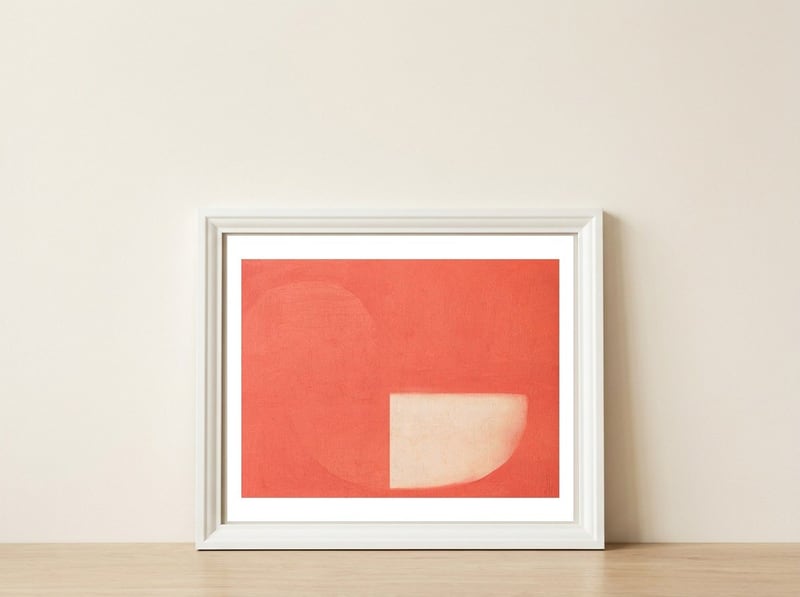 Pieces Of Sun 2 — framed, leaning against the wall