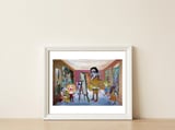 Graffiti Digital 2022 1083 — framed, leaning against the wall thumbnail