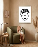 Frida Kahlo  framed in a tender room thumbnail