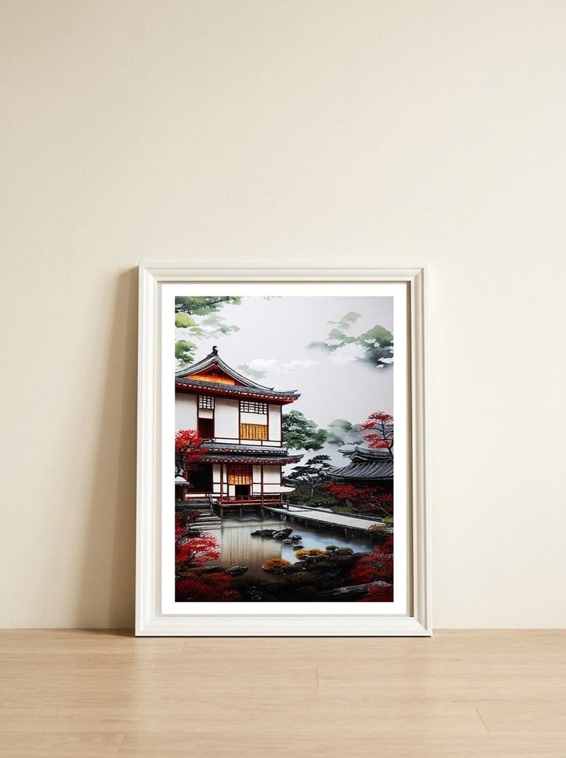 Japan1 — framed, leaning against the wall