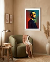 Abrahan Liclon framed in a tender room thumbnail