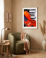 Violin And Piano framed in a tender room thumbnail