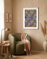 Graffiti Digital 2022 1107 framed in a tender room thumbnail