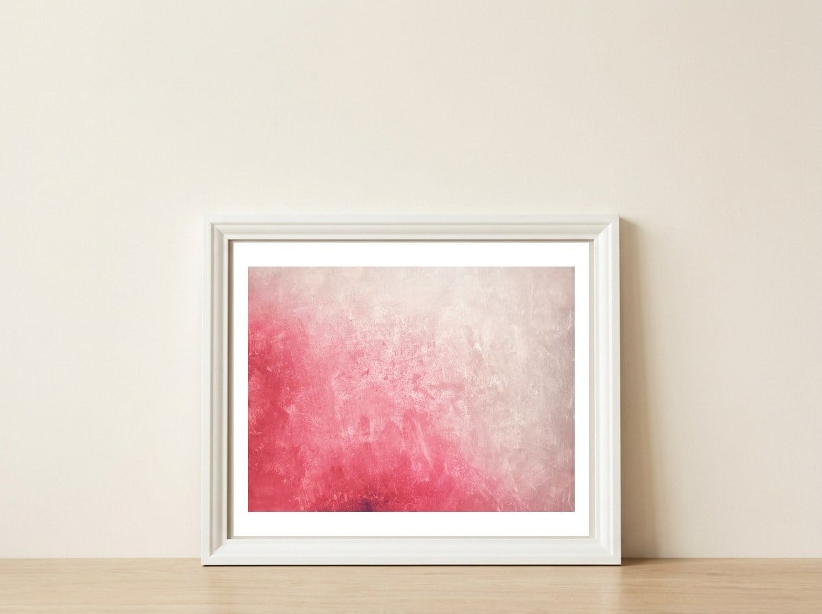 Hope 3 — framed, leaning against the wall