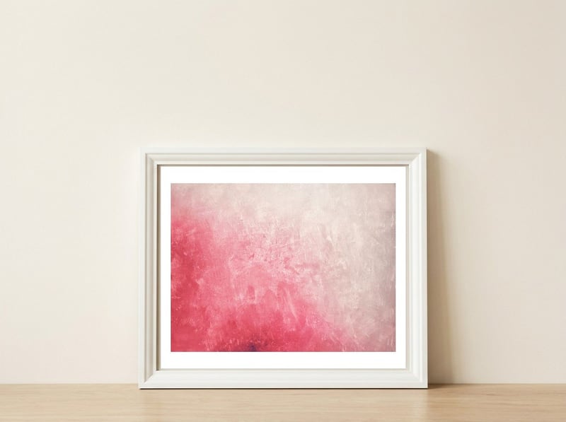 Hope 3 — framed, leaning against the wall