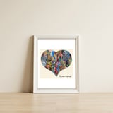 Corazon 15 — framed, leaning against the wall thumbnail