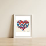 Corazon 26 — framed, leaning against the wall thumbnail
