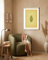 Retro vase framed in a tender room thumbnail
