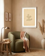 Abstract drawing shape framed in a tender room thumbnail