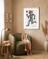 Jugador 16 framed in a tender room thumbnail