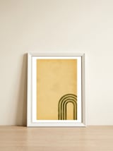 Blurry green arch — framed, leaning against the wall thumbnail