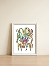 Planta Salvaje 19 Copia — framed, leaning against the wall thumbnail