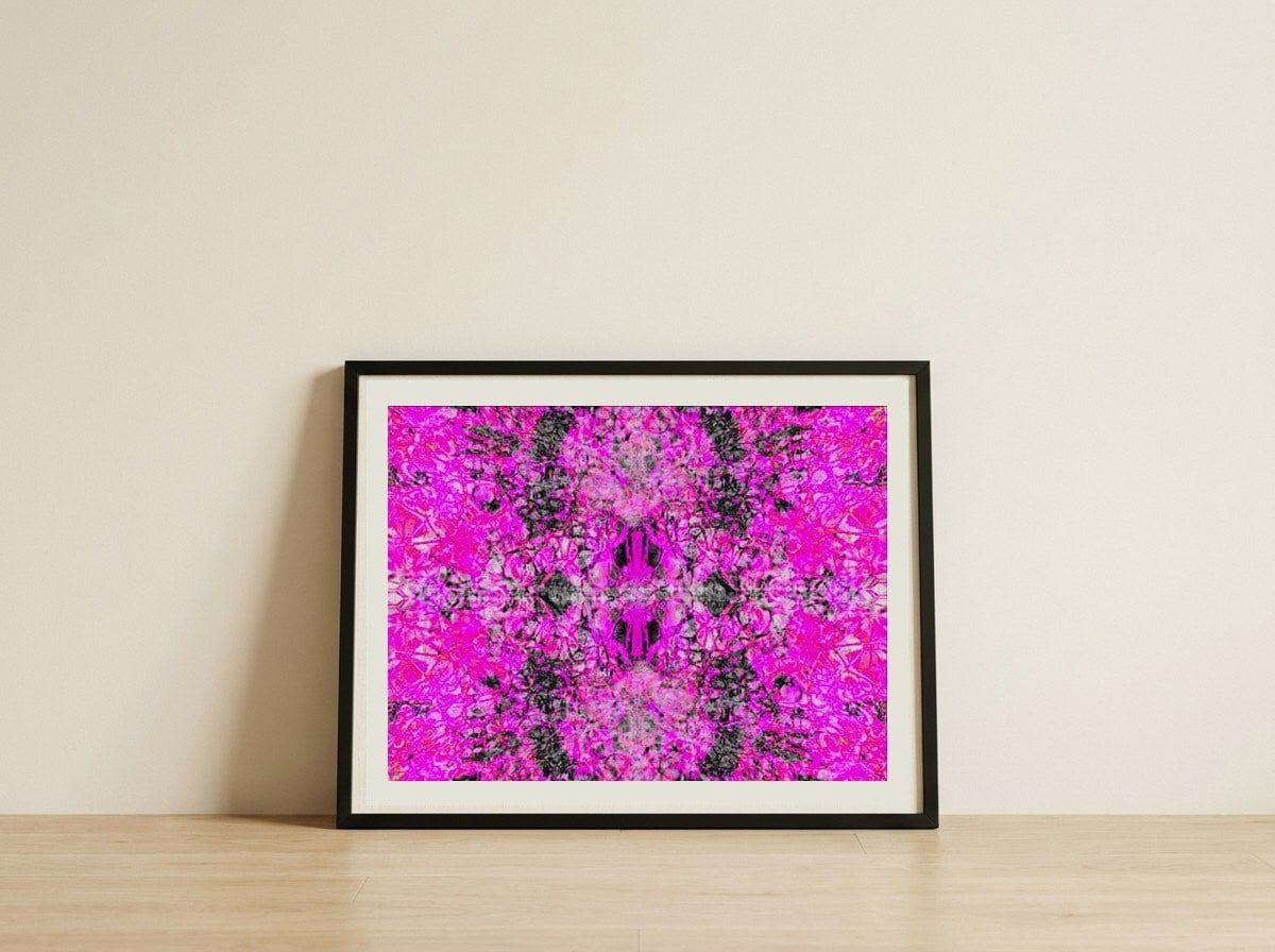 6 — framed, leaning against the wall