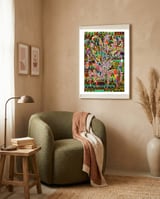 Planta Salvaje 53 framed in a tender room thumbnail