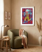 Jugador Nuevo 10 framed in a tender room thumbnail